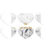 Магнитные фотопазлы Сердце 50 на 50 набор 6 штук 