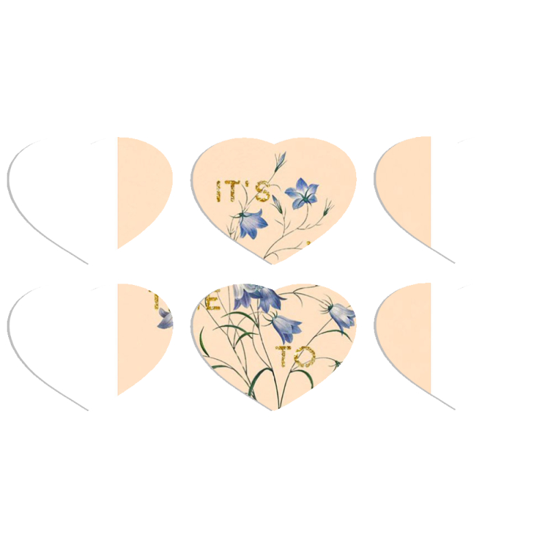 Магнитные фотопазлы Сердце 50 на 50 набор 6 штук 