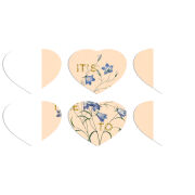 Магнитные фотопазлы Сердце 50 на 50 набор 6 штук 