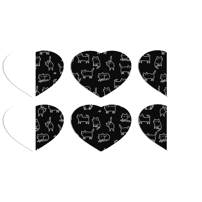 Магнитные фотопазлы Сердце 50 на 50 набор 6 штук 