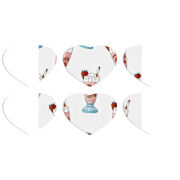 Магнитные фотопазлы Сердце 50 на 50 набор 6 штук 