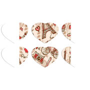 Магнитные фотопазлы Сердце 50 на 50 набор 6 штук 