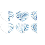 Магнитные фотопазлы Сердце 50 на 50 набор 6 штук 