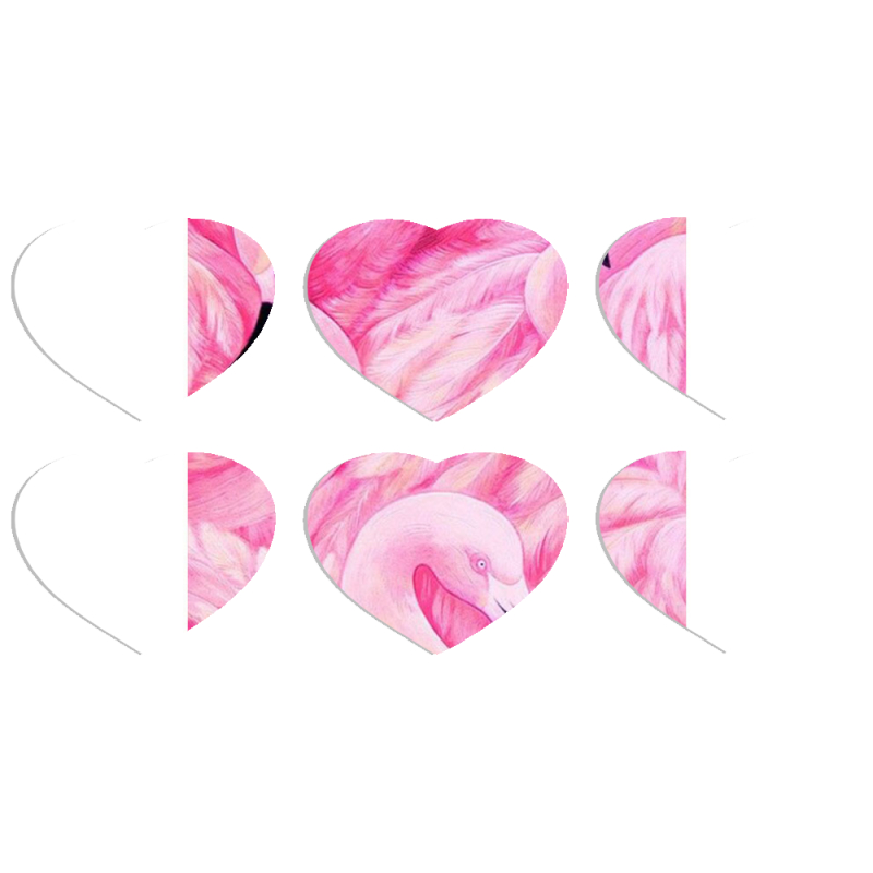 Магнитные фотопазлы Сердце 50 на 50 набор 6 штук 