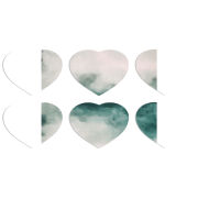 Магнитные фотопазлы Сердце 50 на 50 набор 6 штук 