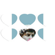 Магнитные фотопазлы Сердце 50 на 50 набор 6 штук 