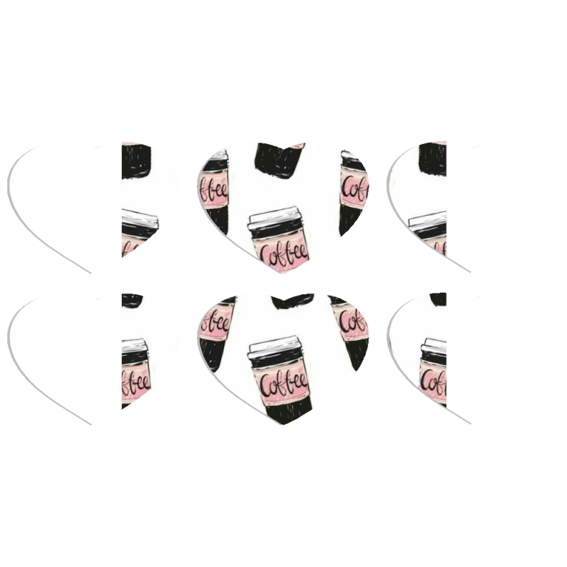 Магнитные фотопазлы Сердце 50 на 50 набор 6 штук 