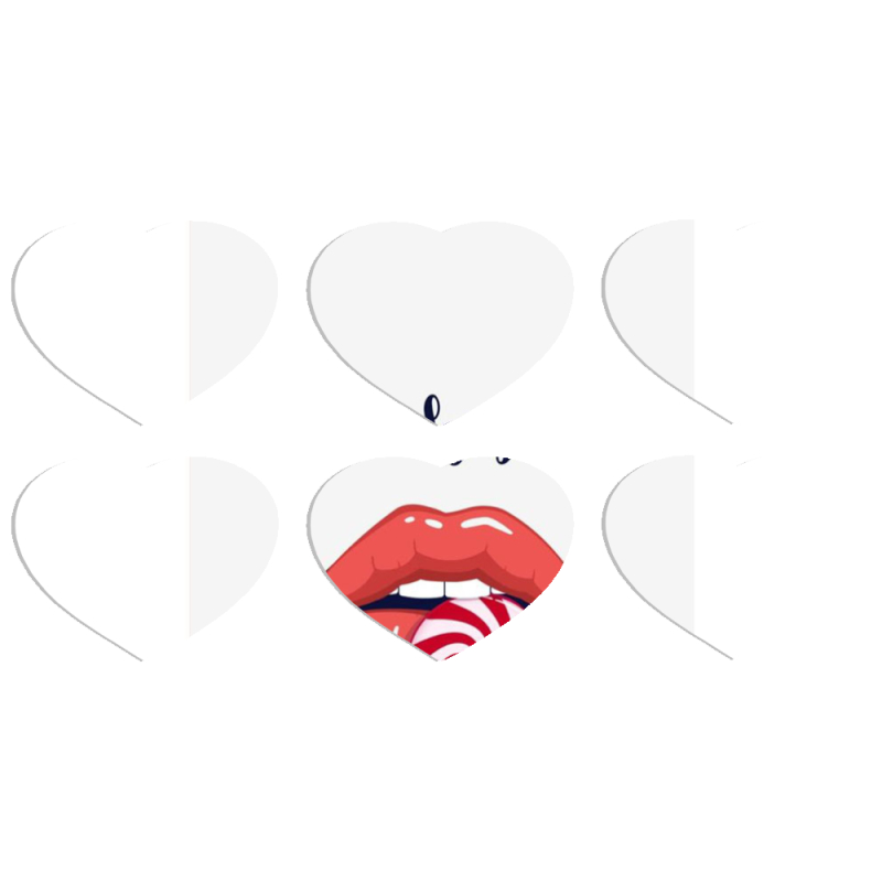 Магнитные фотопазлы Сердце 50 на 50 набор 6 штук 