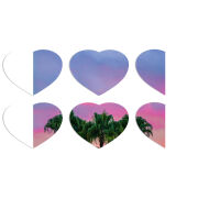 Магнитные фотопазлы Сердце 50 на 50 набор 6 штук 