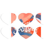 Магнитные фотопазлы Сердце 50 на 50 набор 6 штук 