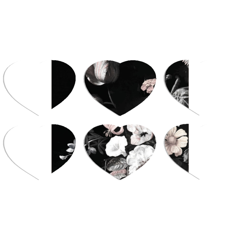 Магнитные фотопазлы Сердце 50 на 50 набор 6 штук 