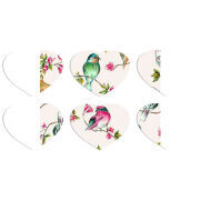 Магнитные фотопазлы Сердце 50 на 50 набор 6 штук 