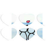 Магнитные фотопазлы Сердце 50 на 50 набор 6 штук 