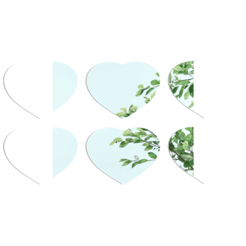 Магнитные фотопазлы Сердце 50 на 50 набор 6 штук 