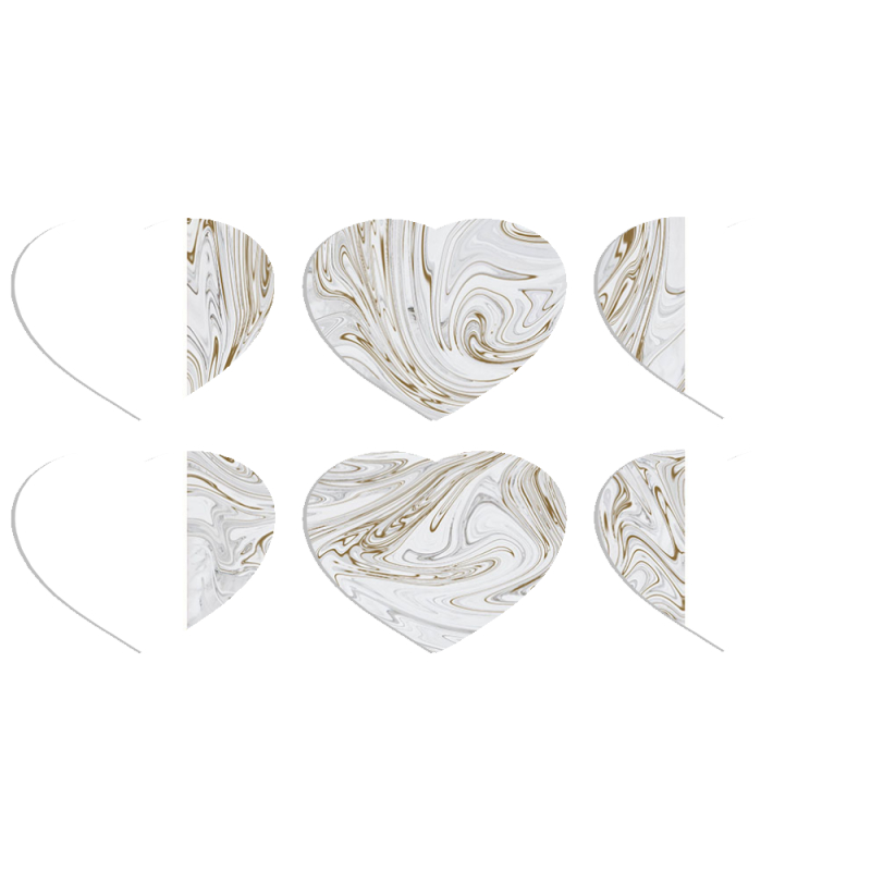 Магнитные фотопазлы Сердце 50 на 50 набор 6 штук 