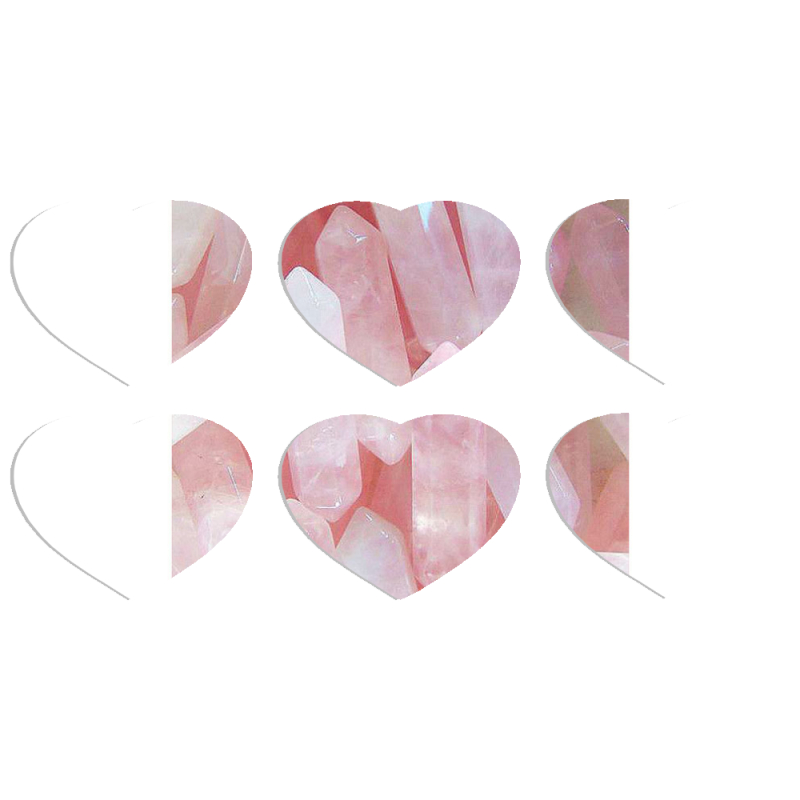 Магнитные фотопазлы Сердце 50 на 50 набор 6 штук 