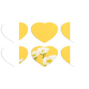 Магнитные фотопазлы Сердце 50 на 50 набор 6 штук 