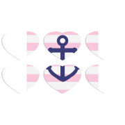 Магнитные фотопазлы Сердце 50 на 50 набор 6 штук 