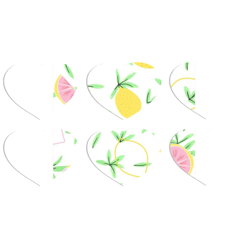 Магнитные фотопазлы Сердце 50 на 50 набор 6 штук 