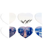 Магнитные фотопазлы Сердце 50 на 50 набор 6 штук 