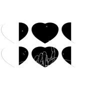Магнитные фотопазлы Сердце 50 на 50 набор 6 штук 
