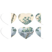 Магнитные фотопазлы Сердце 50 на 50 набор 6 штук 