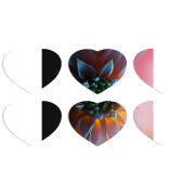 Магнитные фотопазлы Сердце 50 на 50 набор 6 штук 