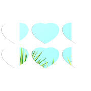 Магнитные фотопазлы Сердце 50 на 50 набор 6 штук 