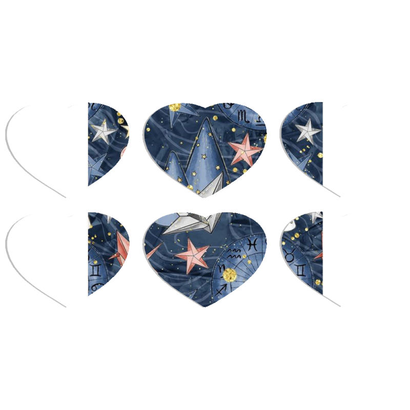 Магнитные фотопазлы Сердце 50 на 50 набор 6 штук 