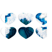 Магнитные фотопазлы Сердце 50 на 50 набор 6 штук 