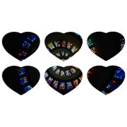 Магнитные фотопазлы Сердце 50 на 50 набор 6 штук 