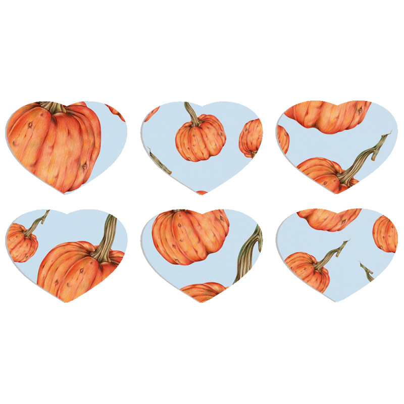 Магнитные фотопазлы Сердце 50 на 50 набор 6 штук 