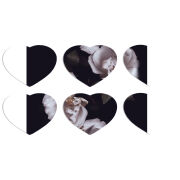 Магнитные фотопазлы Сердце 50 на 50 набор 6 штук 