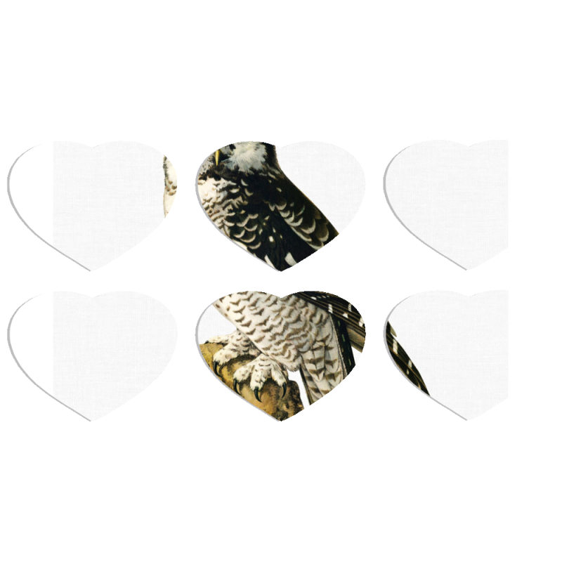 Магнитные фотопазлы Сердце 50 на 50 набор 6 штук 