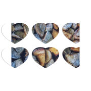 Магнитные фотопазлы Сердце 50 на 50 набор 6 штук 