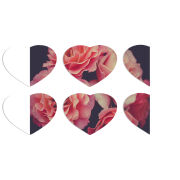 Магнитные фотопазлы Сердце 50 на 50 набор 6 штук 