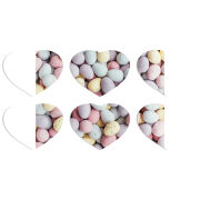 Магнитные фотопазлы Сердце 50 на 50 набор 6 штук 