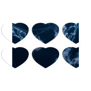 Магнитные фотопазлы Сердце 50 на 50 набор 6 штук 