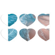 Магнитные фотопазлы Сердце 50 на 50 набор 6 штук 