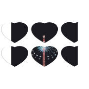 Магнитные фотопазлы Сердце 50 на 50 набор 6 штук 