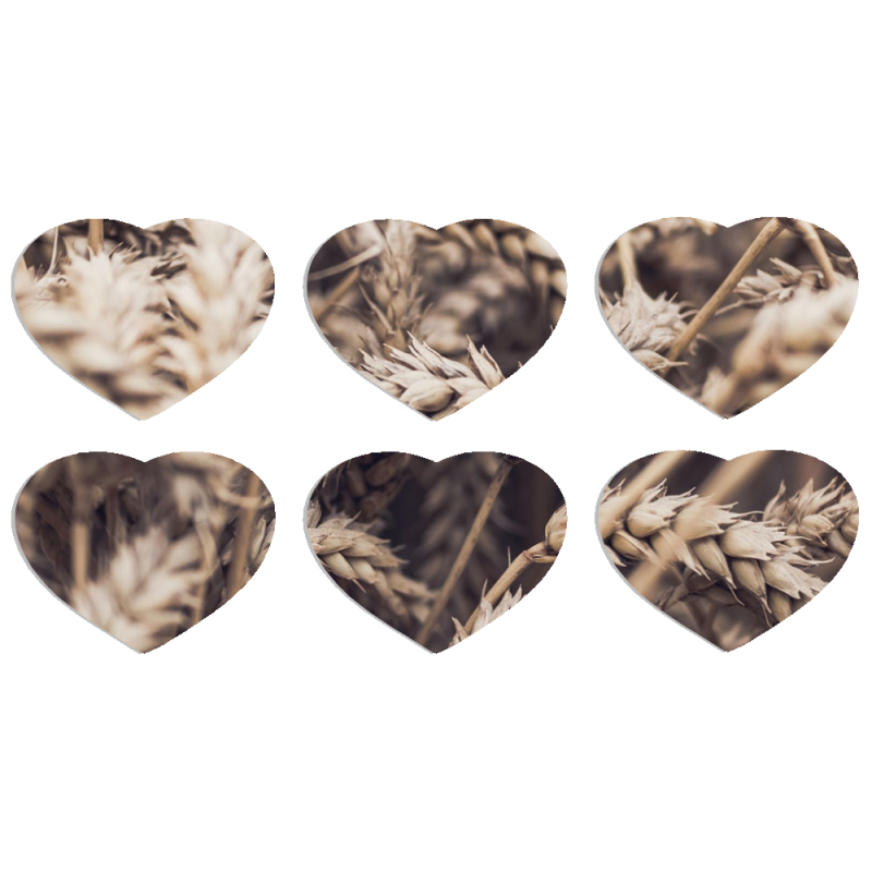 Магнитные фотопазлы Сердце 50 на 50 набор 6 штук 