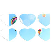 Магнитные фотопазлы Сердце 50 на 50 набор 6 штук 