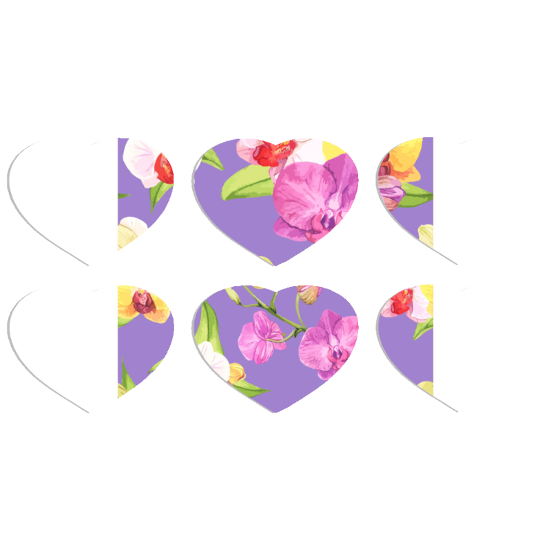 Магнитные фотопазлы Сердце 50 на 50 набор 6 штук 