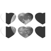 Магнитные фотопазлы Сердце 50 на 50 набор 6 штук 