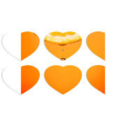 Магнитные фотопазлы Сердце 50 на 50 набор 6 штук 