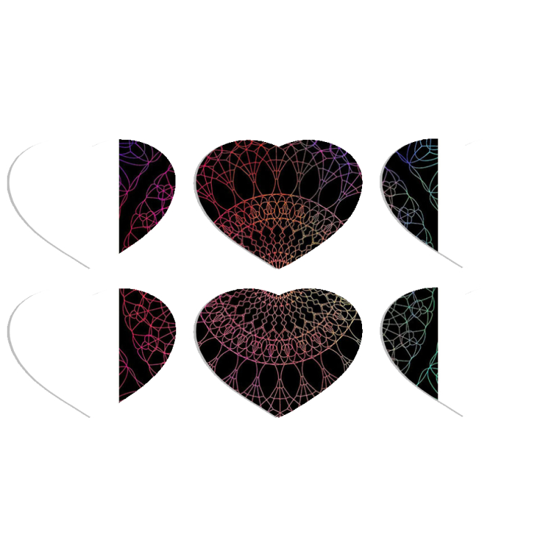 Магнитные фотопазлы Сердце 50 на 50 набор 6 штук 