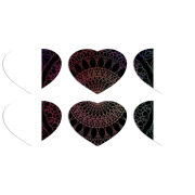 Магнитные фотопазлы Сердце 50 на 50 набор 6 штук 