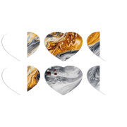 Магнитные фотопазлы Сердце 50 на 50 набор 6 штук 