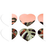 Магнитные фотопазлы Сердце 50 на 50 набор 6 штук 