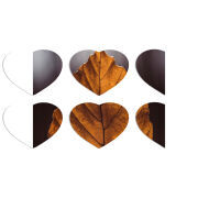 Магнитные фотопазлы Сердце 50 на 50 набор 6 штук 